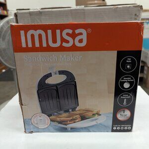 IMUSA Nonstick Sandwich Maker | Compact & Easy Clean Grill